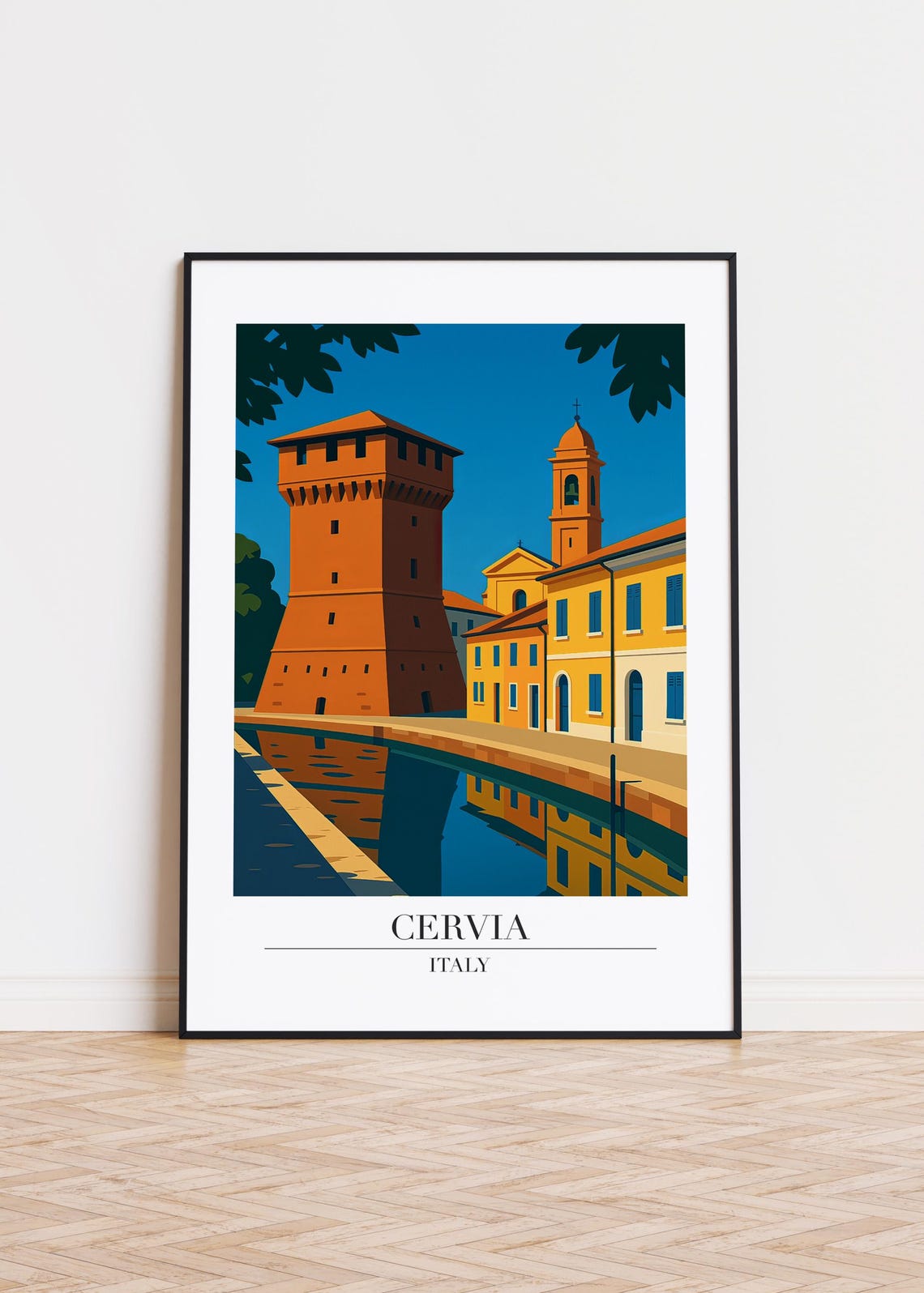 Cervia Italy Skyline Art Print