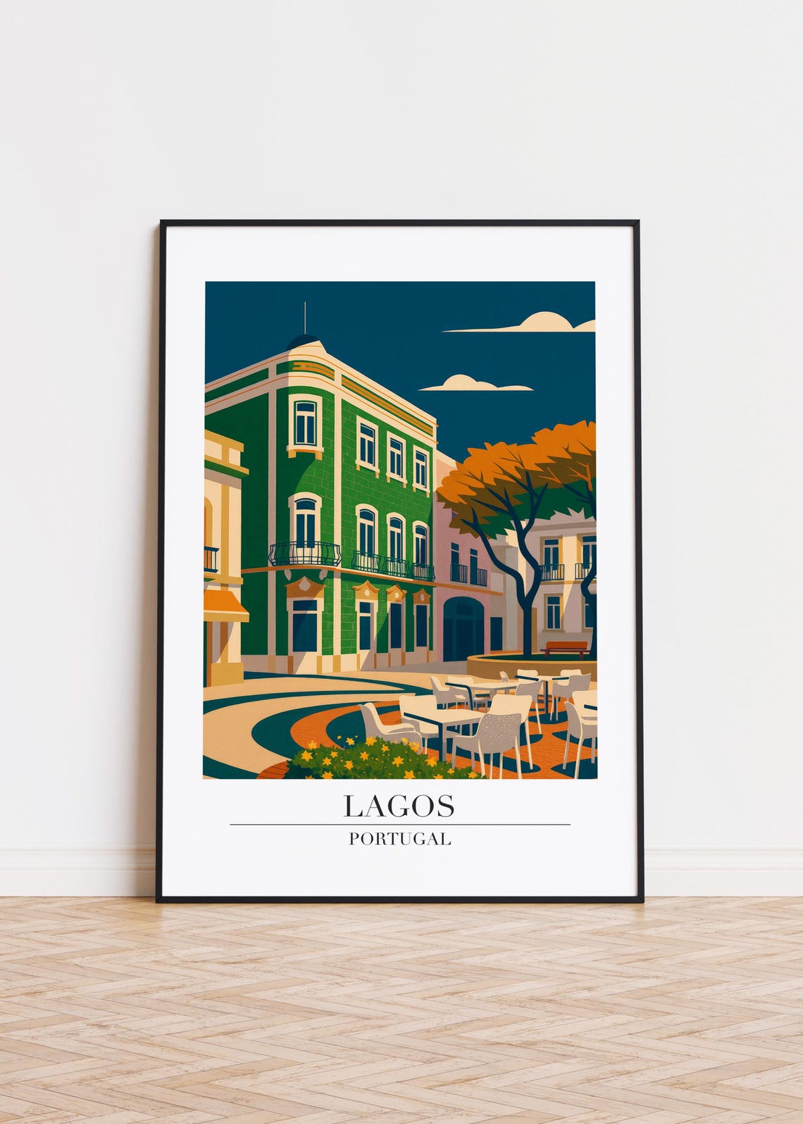 Lagos Spain Poster City Skyline Art Print