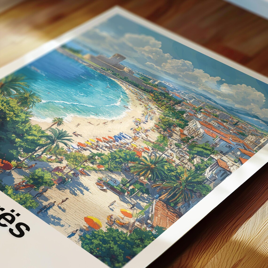 Durres Travel Poster, Albania Wedding Gift - Image 2