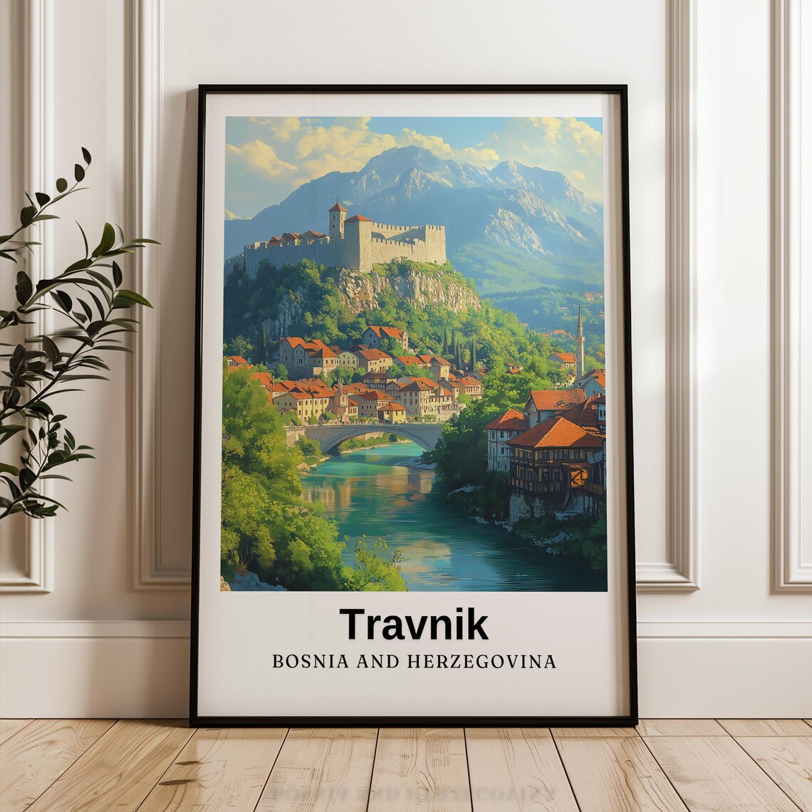 Travnik Travel Poster, Bosnia And Herzegovina