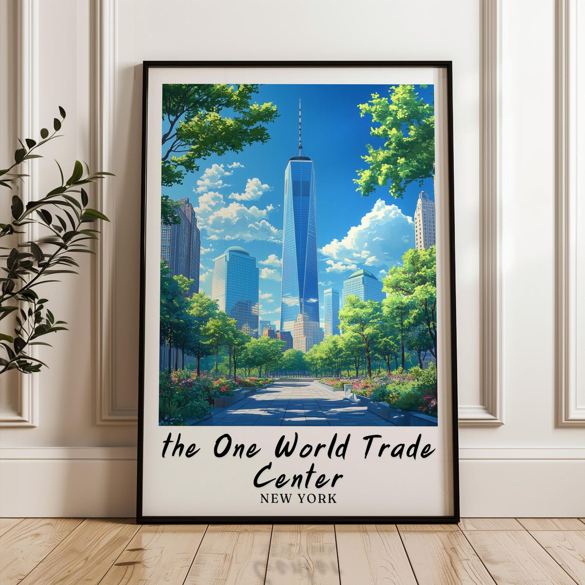 New York City Traditional Travel Poster