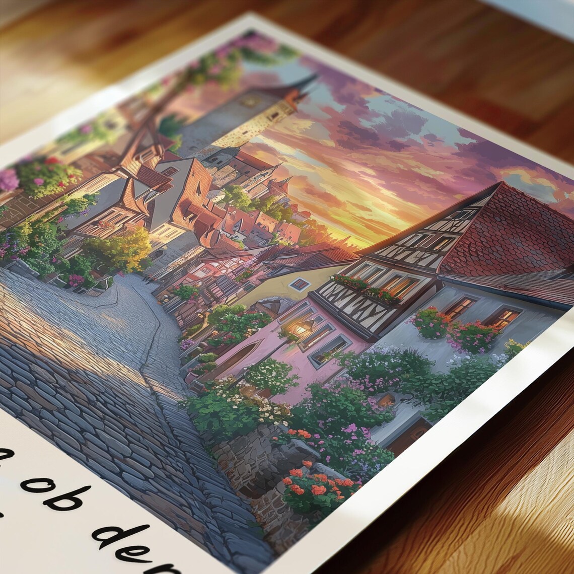 Rothenburg Ob Der Tauber, Germany Travel Poster - Image 2