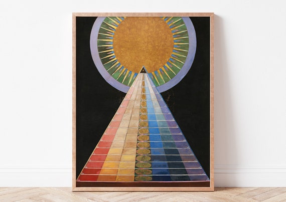 Altarpiece Hilma Af Klimt Art Print Poster Spiritual Drawing For Home Decor Wall Instant