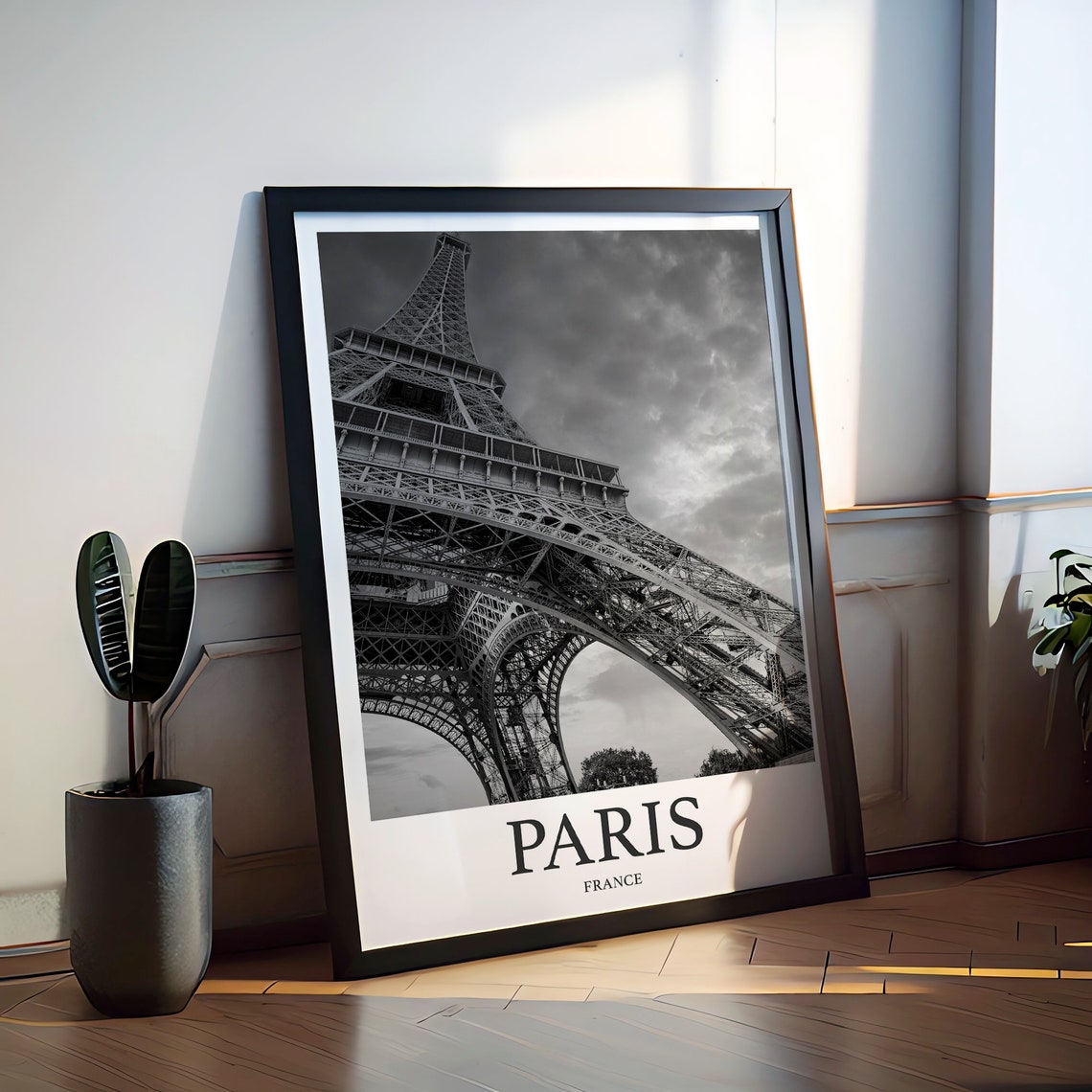 Paris Photo Print Of Eiffel Tower Travel Photo Hanging Decor Photo Travel Art Gift For Travel Artwork Wall Art Framed Photo Travel Print - Image 2