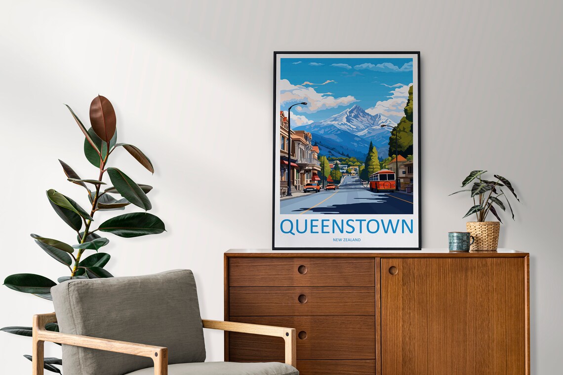 Queenstown Wall Hanging Home Decor Poster - Image 2