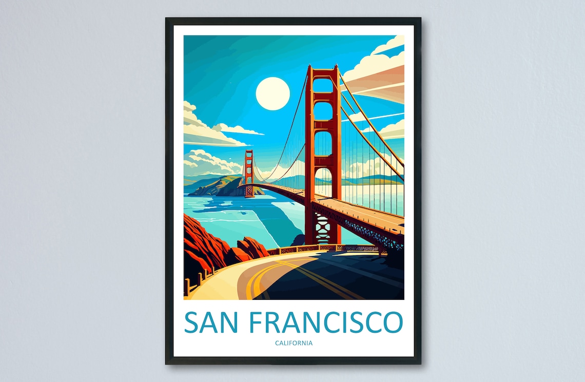 San Francisco Wall Hanging Home Decor Art Print