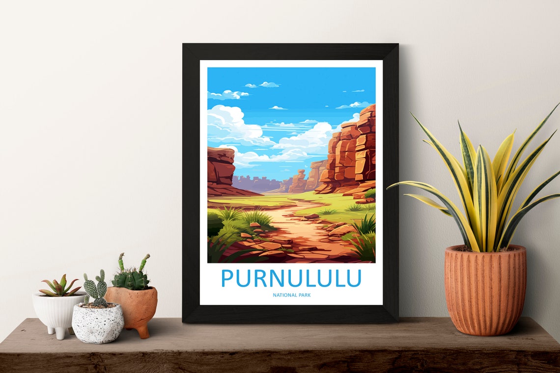 Purnululu National Park Red Cliffs Canyon Trail Australia Poster - Image 3