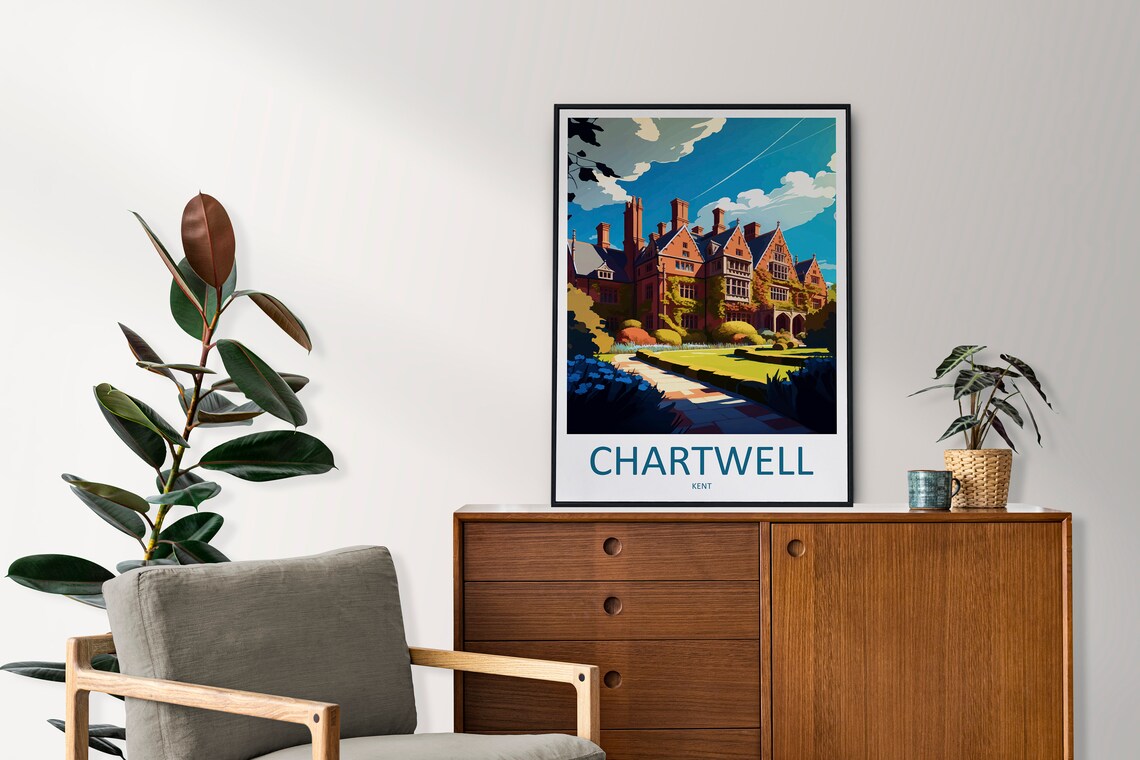 Chartwell Travel Poster, Home Decoration - Image 2