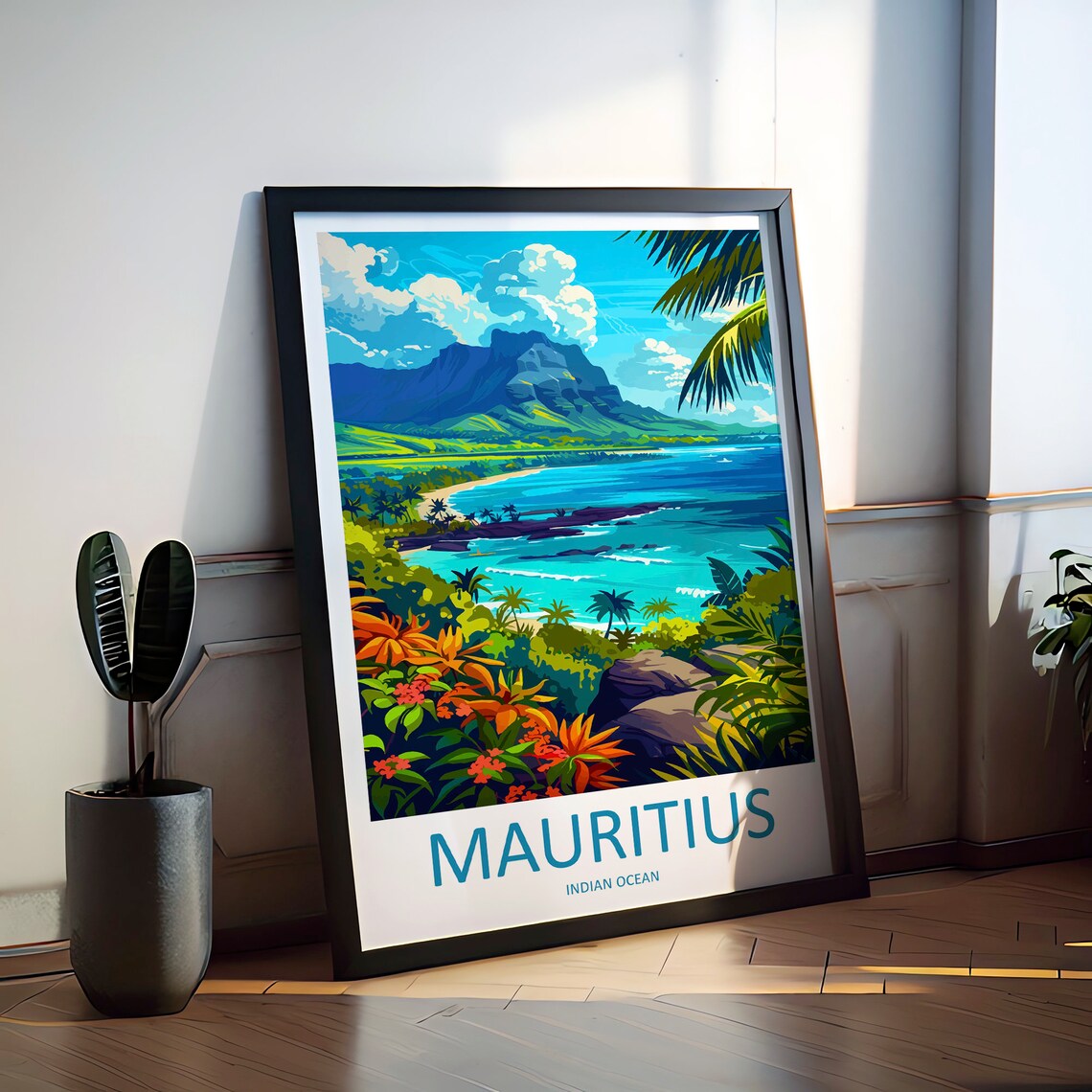 Mauritius Travel Poster, World & Cultural Art - Image 2