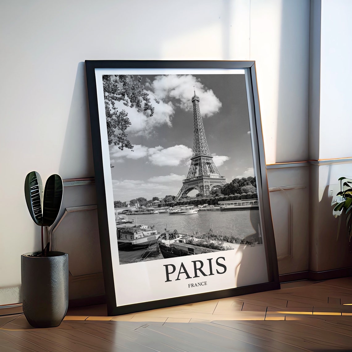 Paris Photo Print Of Eiffel Tower Travel Photo Hanging Decor Photo Travel Art Gift For Travel Artwork Wall Art Framed Photo Travel Print - Image 2