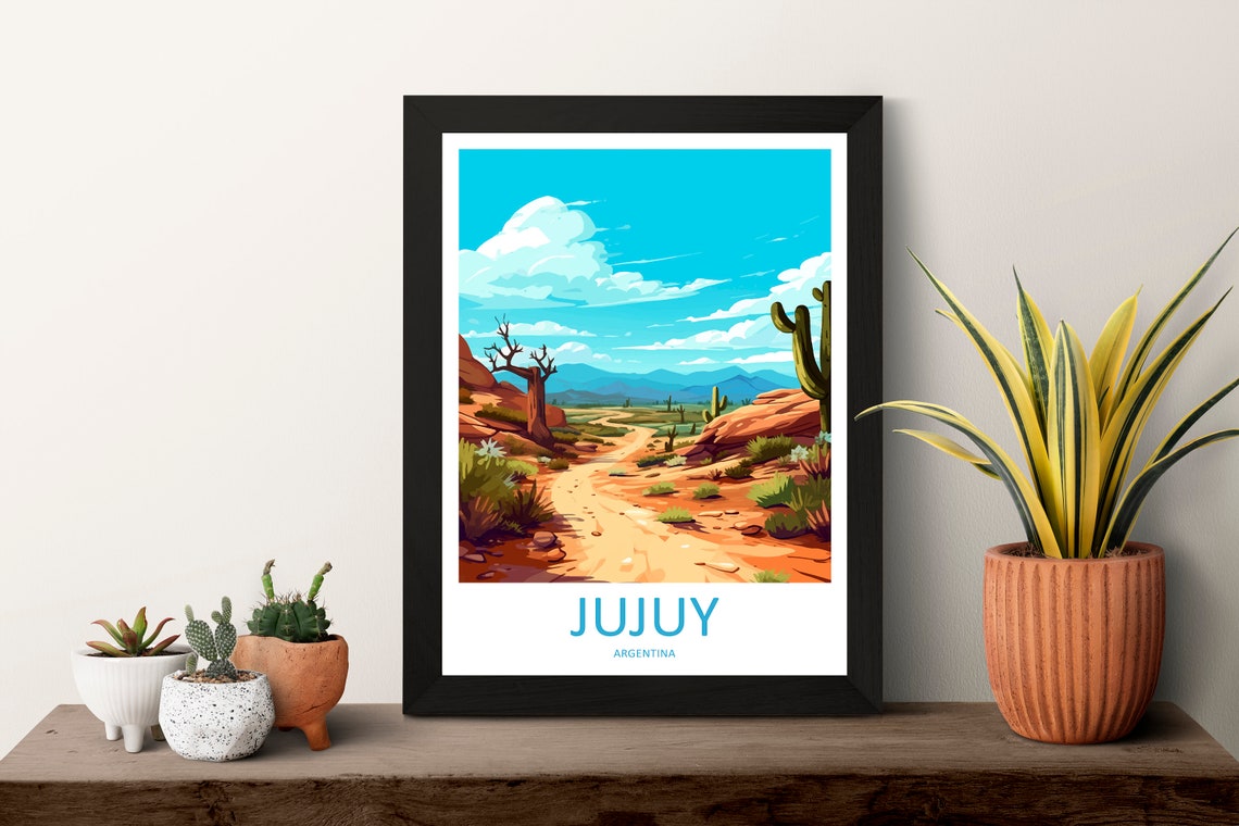 Jujuy Travel Print Wall Art Jujuy Wall Hanging Home Decor Jujuy Gift Art Lovers Wall Art Print Art Jujuy Artwork Argentina Print - Image 3