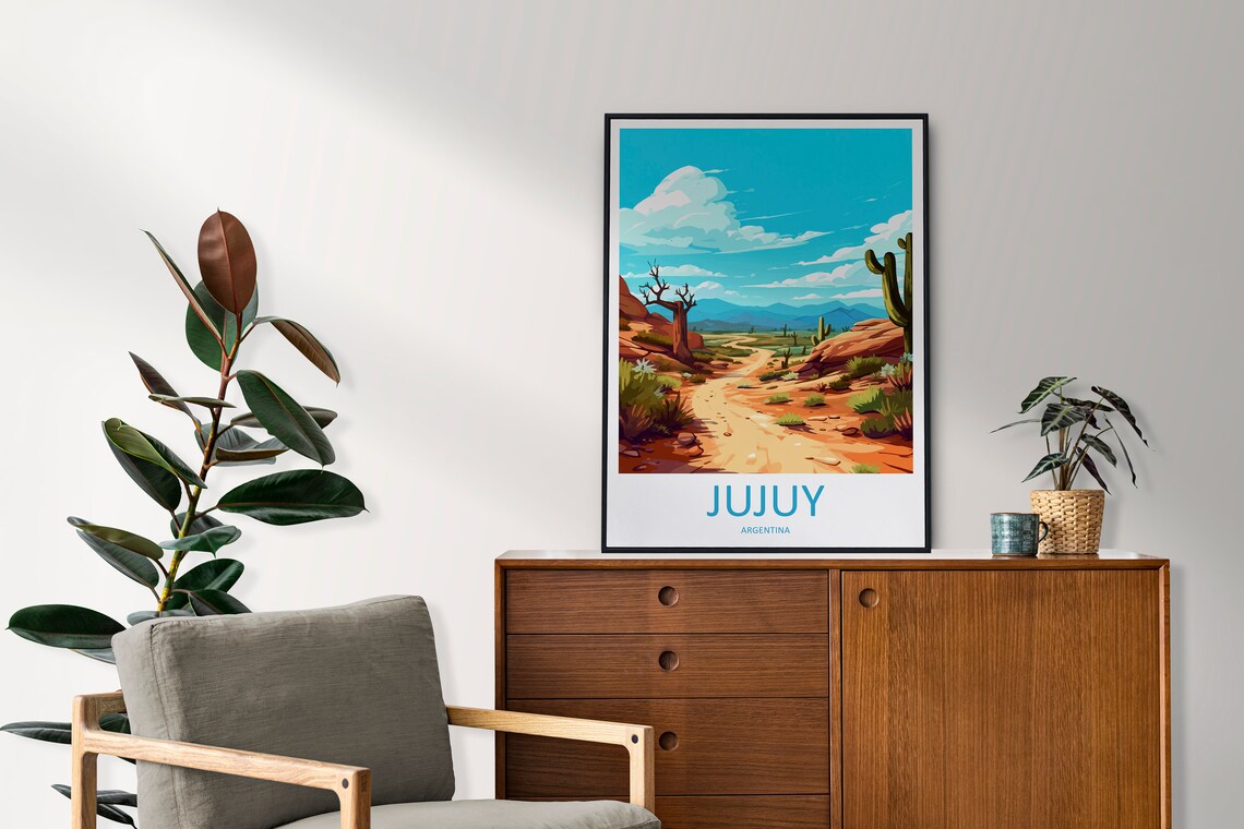Jujuy Travel Print Wall Art Jujuy Wall Hanging Home Decor Jujuy Gift Art Lovers Wall Art Print Art Jujuy Artwork Argentina Print - Image 2