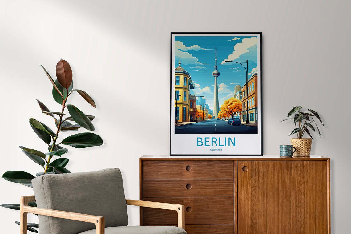 Berlin Travel Poster, Germany Wall Art Print - Image 2