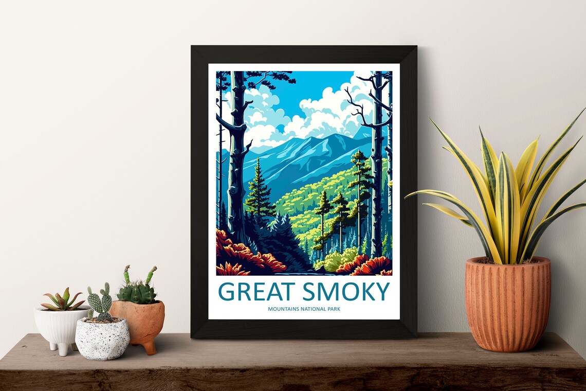 Great Smoky Mountains National Park Wall Art Print - Image 3