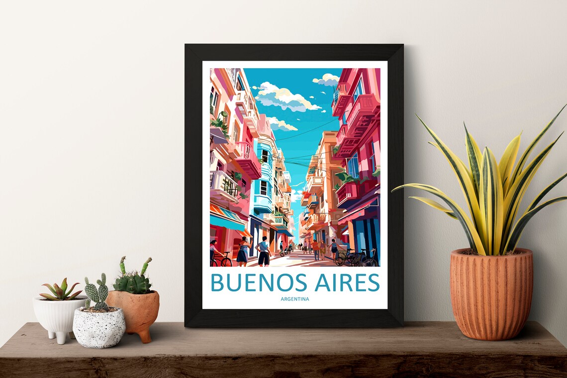 Buenos Aires Travel Poster, Argentina Wall Art - Image 3
