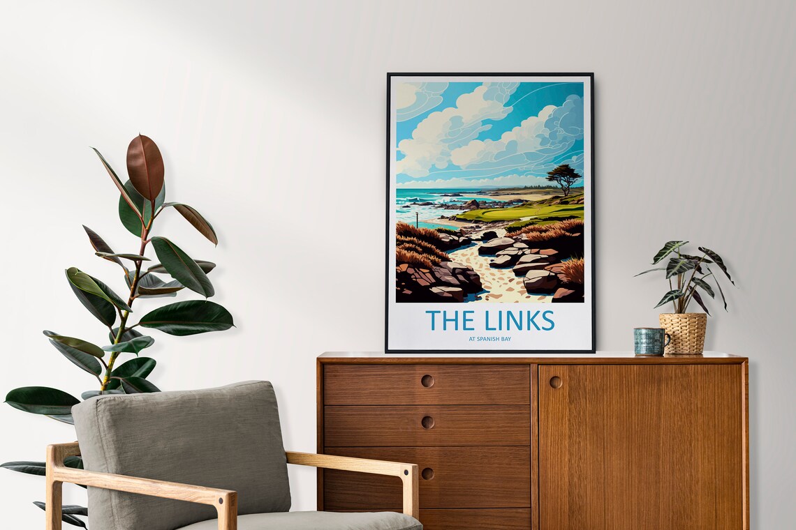 The Link At Spanish Bay Golf Travel Print - Image 2