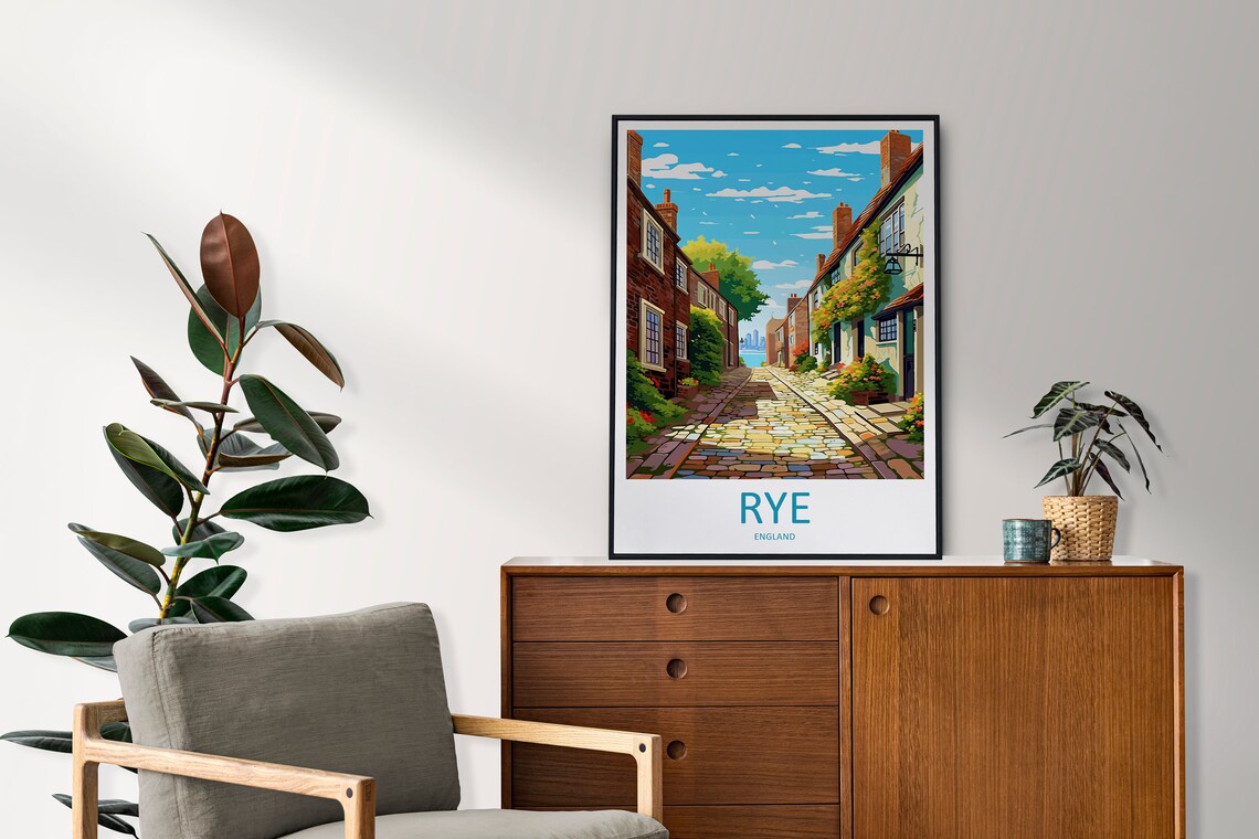 Rye Travel Poster, England Wall Art Print - Image 2