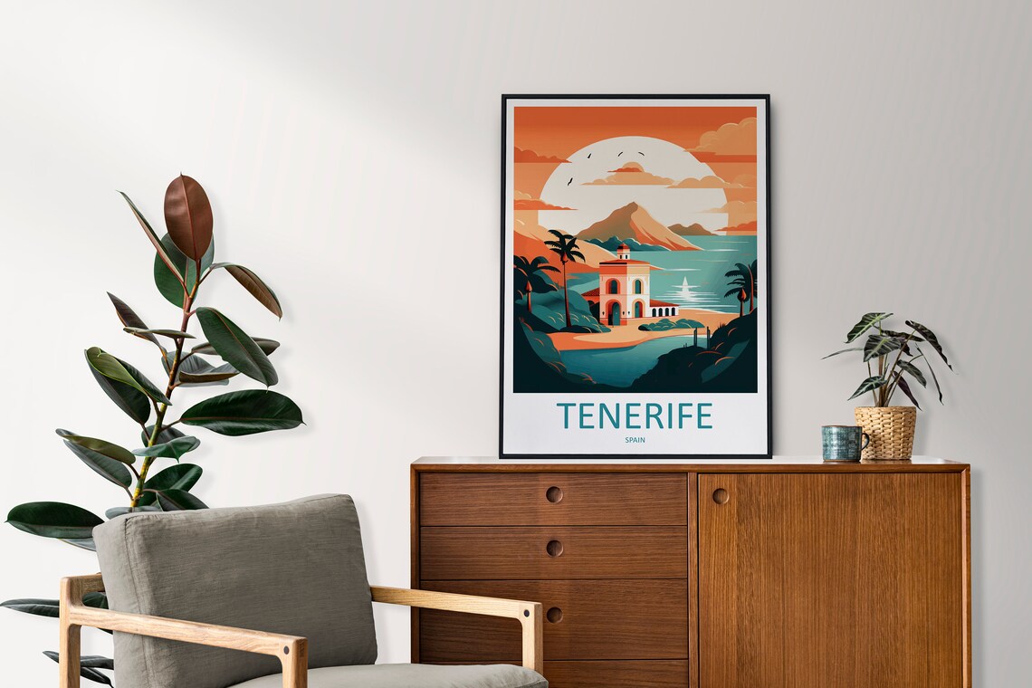Tenerife Travel Poster, Spain Wall Decor - Image 2