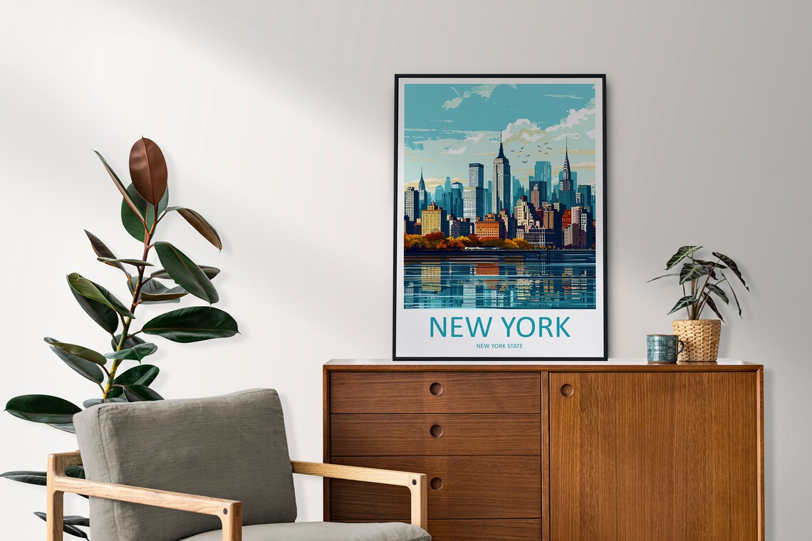 New York Travel Print, USA Wall Art for Home - Image 2