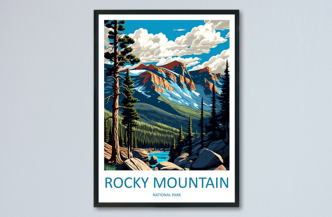 Rocky Mountain National Park Home Dcor Art Print