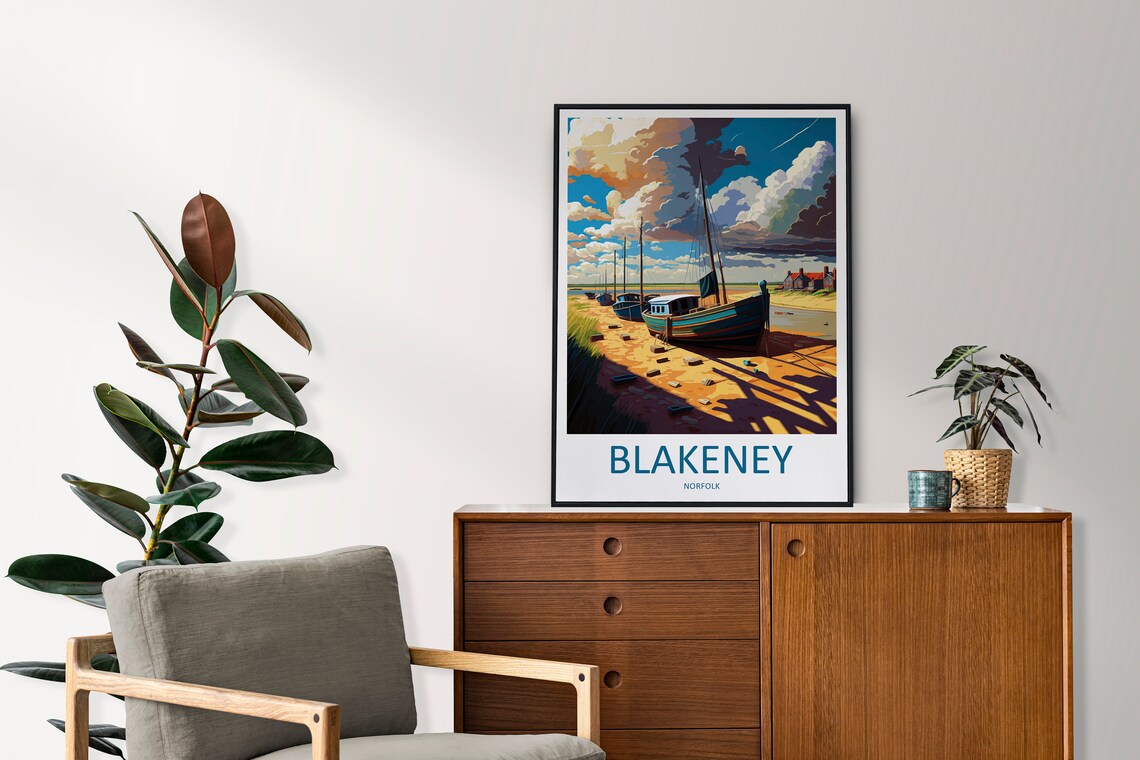 Blakeney Travel Poster, England Wall Art - Image 2