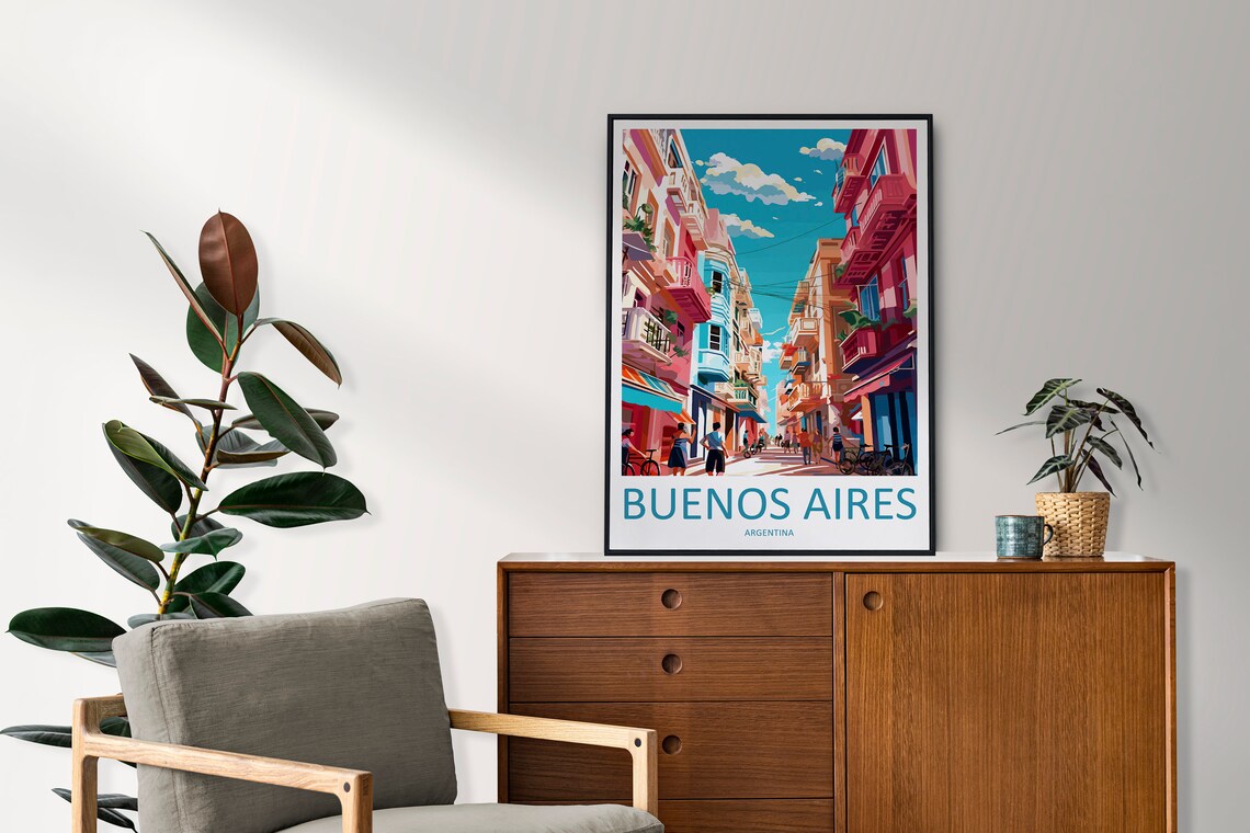 Buenos Aires Travel Poster, Argentina Wall Art - Image 2
