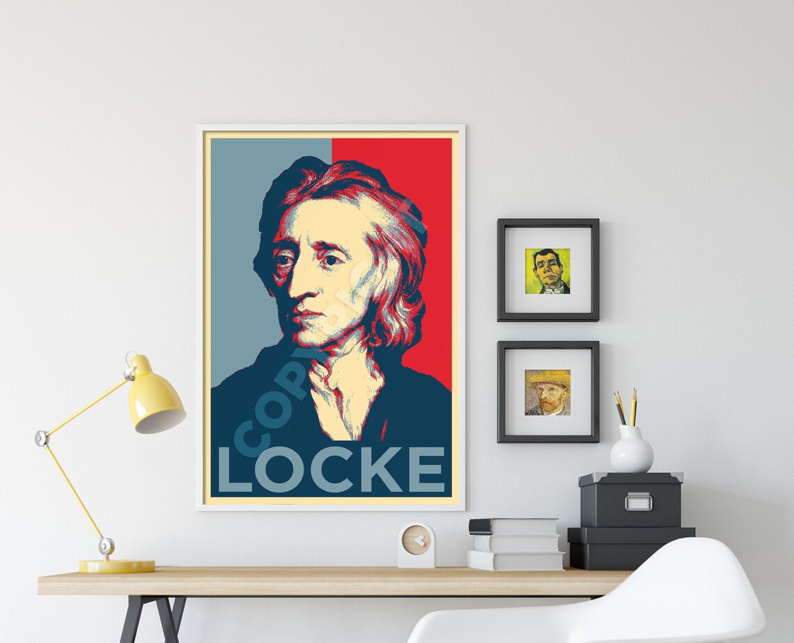 John Locke Portrait Art Print, Enlightenment Philosopher - Image 4