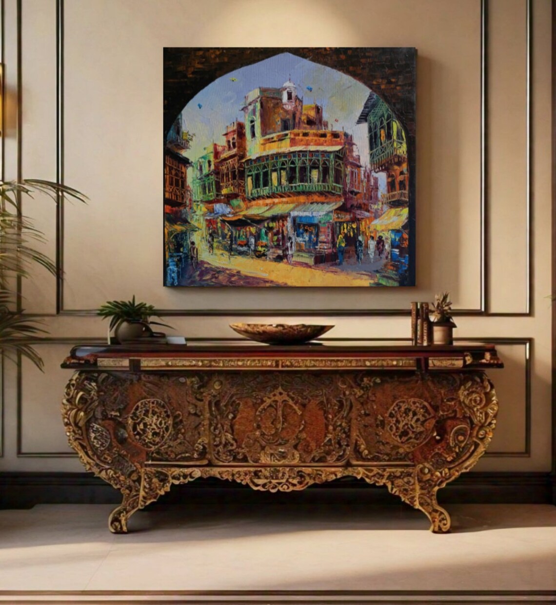 Indian Balcony City Wall Art, Travel Poster - Image 3