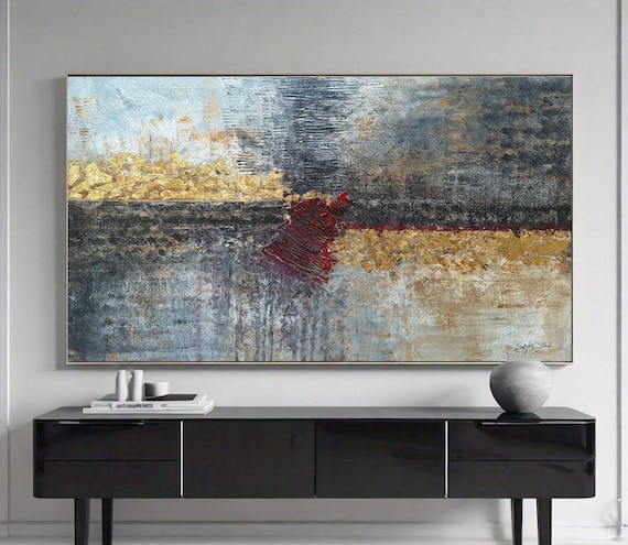Abstract Painting Wall Art Textured Wall Art Oil Painting Large Wall Art Original Painting Modern Minimalist Painting On