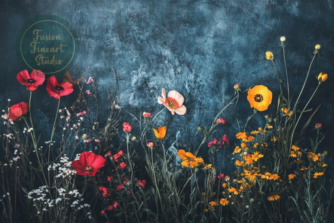 Wildflower Print Botanical Art, Dark Academia Poster - Image 3