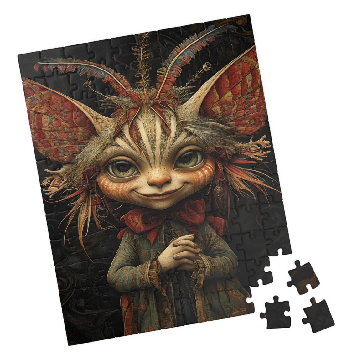 Gobbletwist Gremlin Jigsaw Puzzle Gift For Holidays Birthdays Get Well And Nursing Homes Fun Tech Free Activity