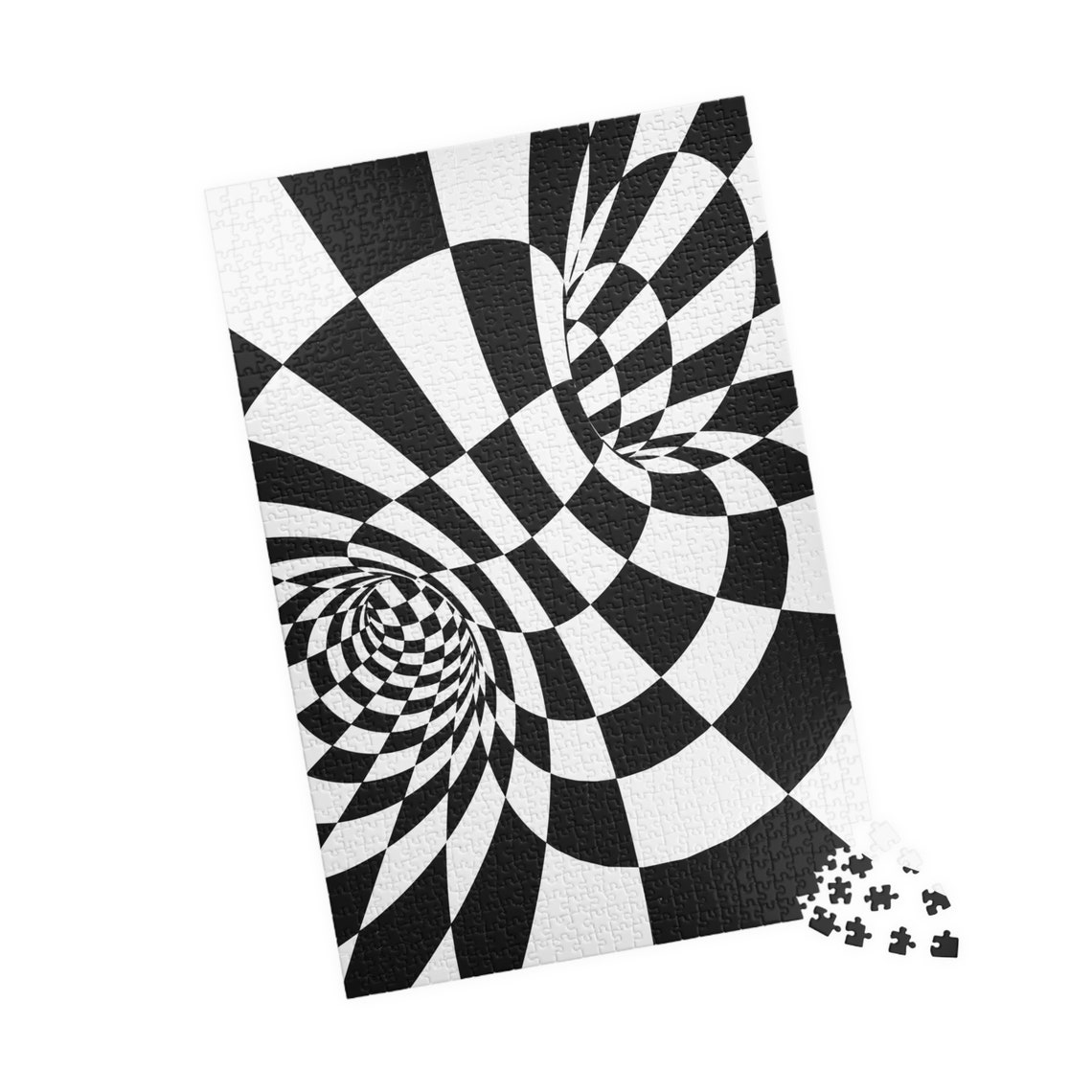 Optical Illusion Jigsaw Puzzle Great Gift For Holidays Birthdays Get Well And Nursing Homes Fun Tech Free Activity - Image 4