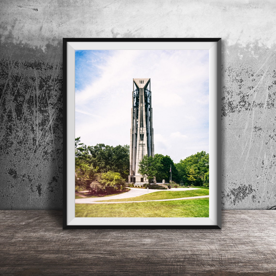 Naperville Millennium Carillon Bell Tower Daytime Photo Poster