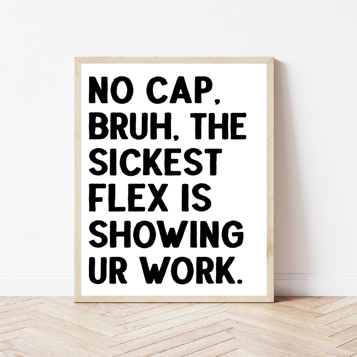 High School Math Funny Classroom Poster, Teacher Gift