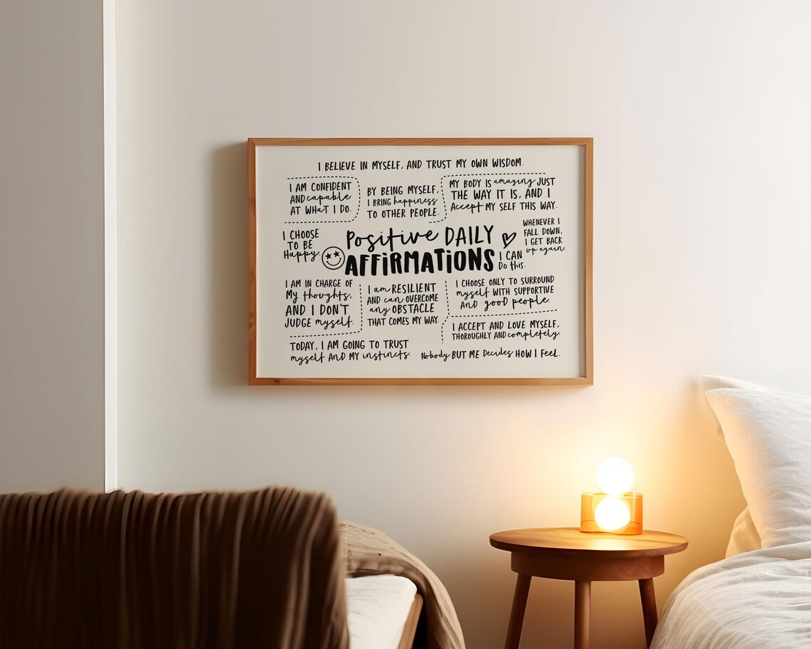 Teen Affirmation Positive Poster, Therapy Room Decor - Image 2