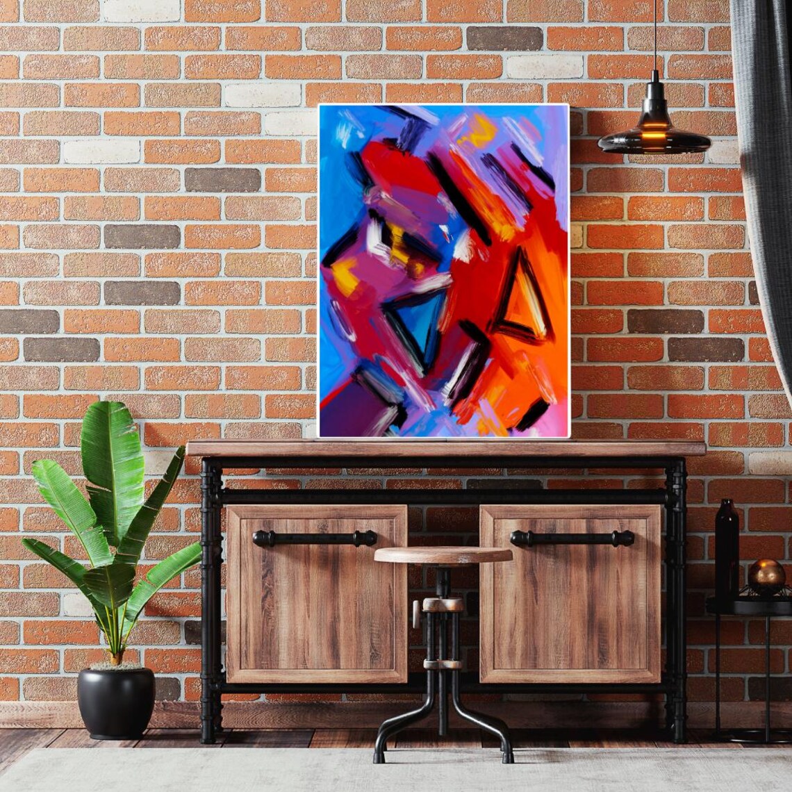 Vibrant Colors Wall Art Print, Home Decor - Image 5