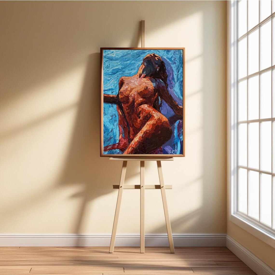 Sensual Abstract Female Art, Modern Nude Woman - Image 2