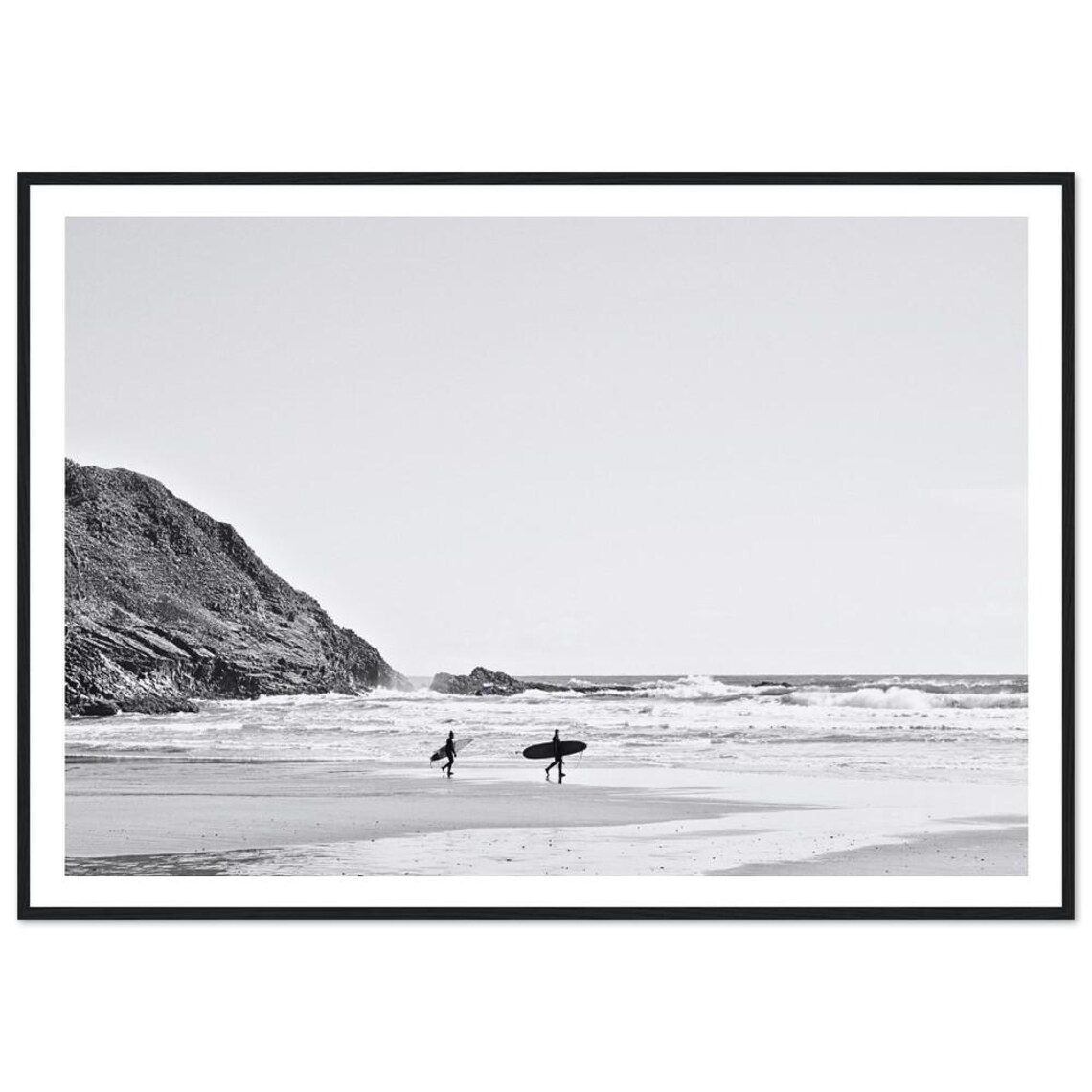 Minimalist Surf Photography Coastal Wall Art Print