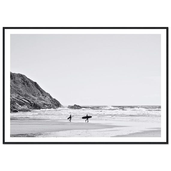 Minimalist Surf Photography Coastal Wall Art Print