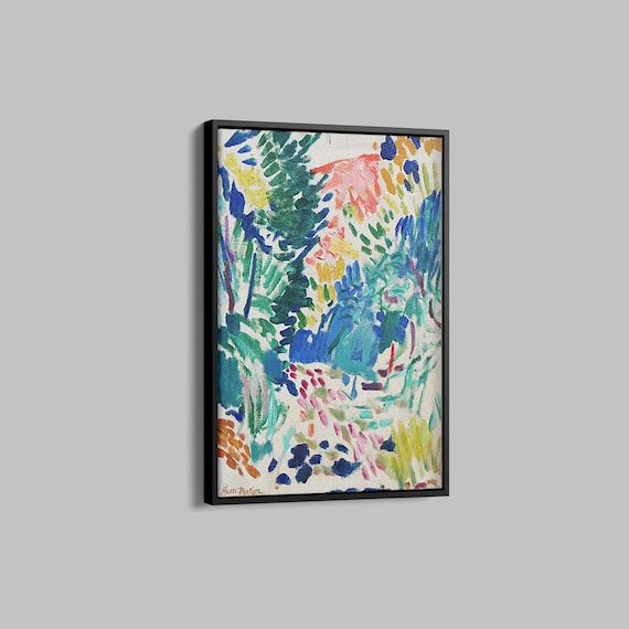 Henri Matisse Fauvist Landscape Colorful Garden Art Reproduction Poster