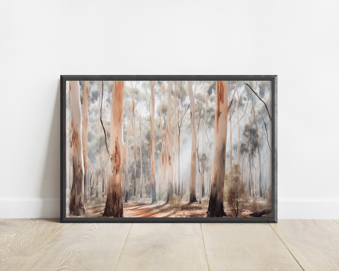 Australian Eucalyptus Trees Travel Poster, Bushland - Image 3