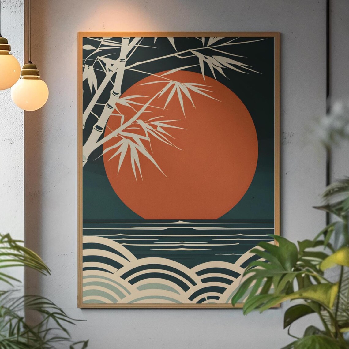 Modern Japanese Style Art Print