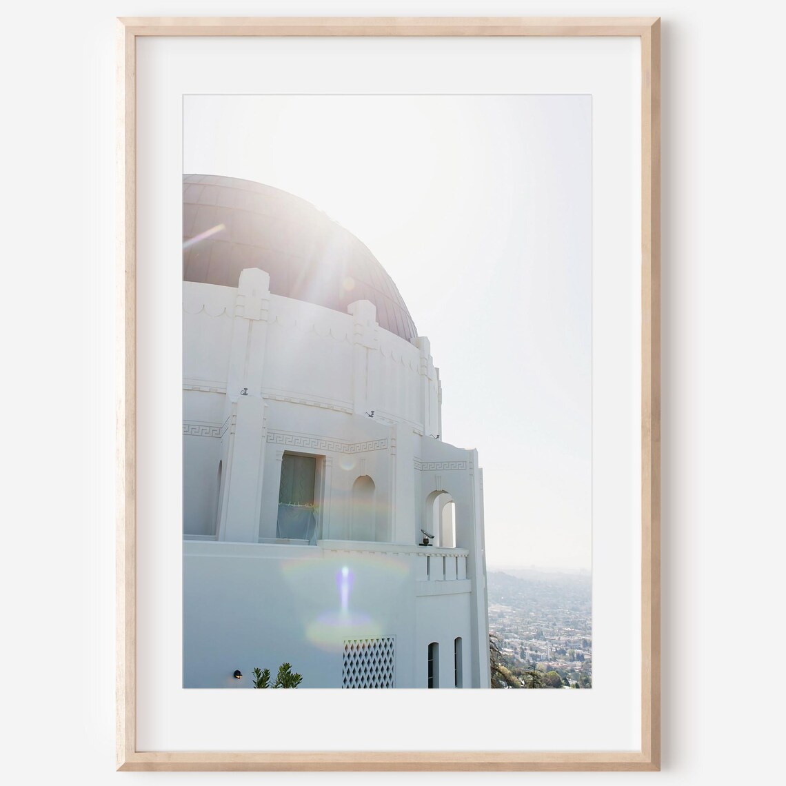 Griffith Observatory Los Angeles Architecture Art Print