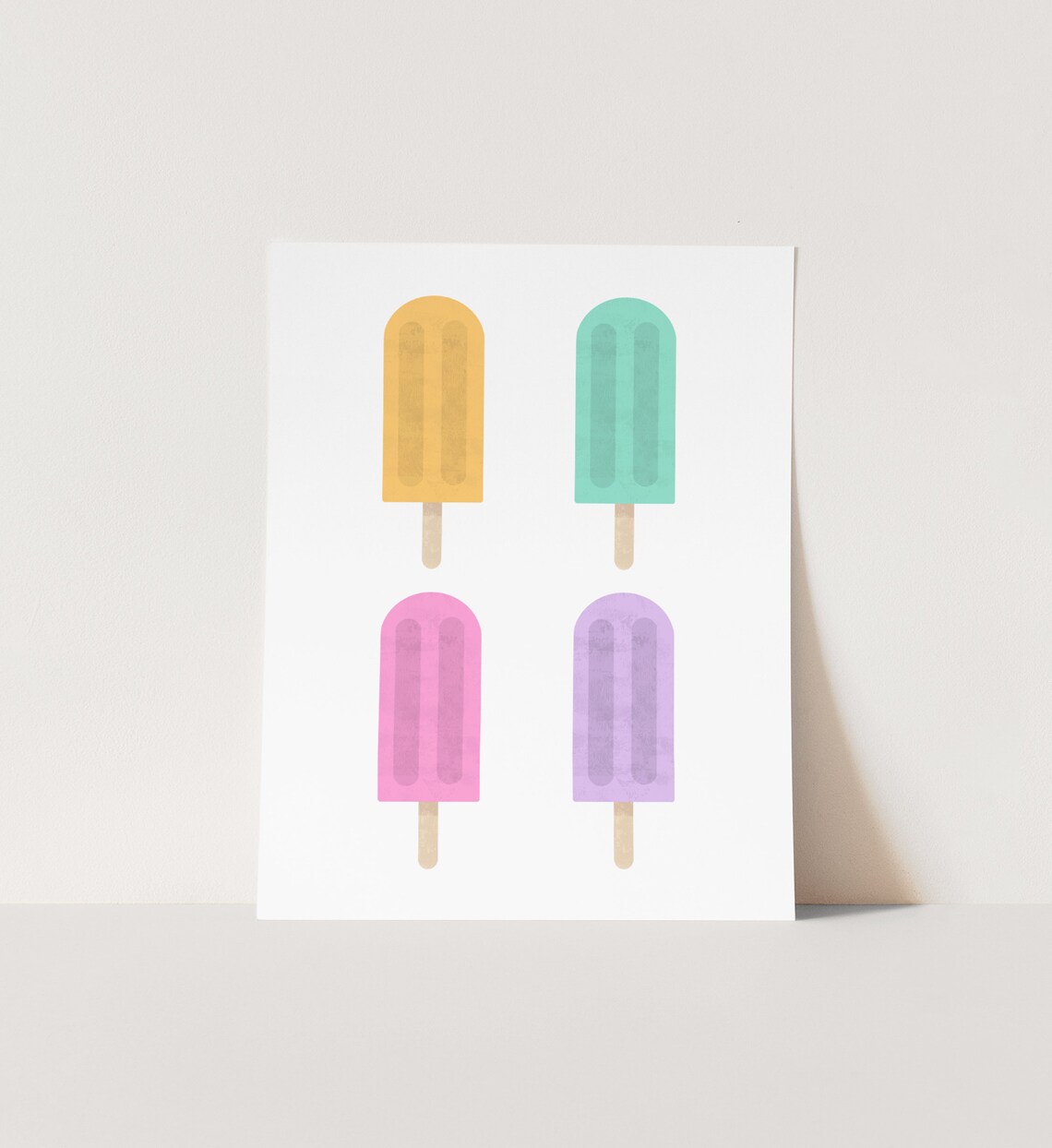 Popsicle Girls Room Art Print, Nursery Decor - Image 3
