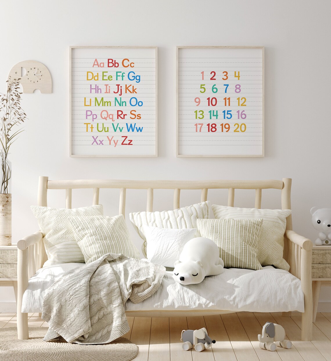 Alphabet And Numbers Art, Classroom Poster Print - Image 6