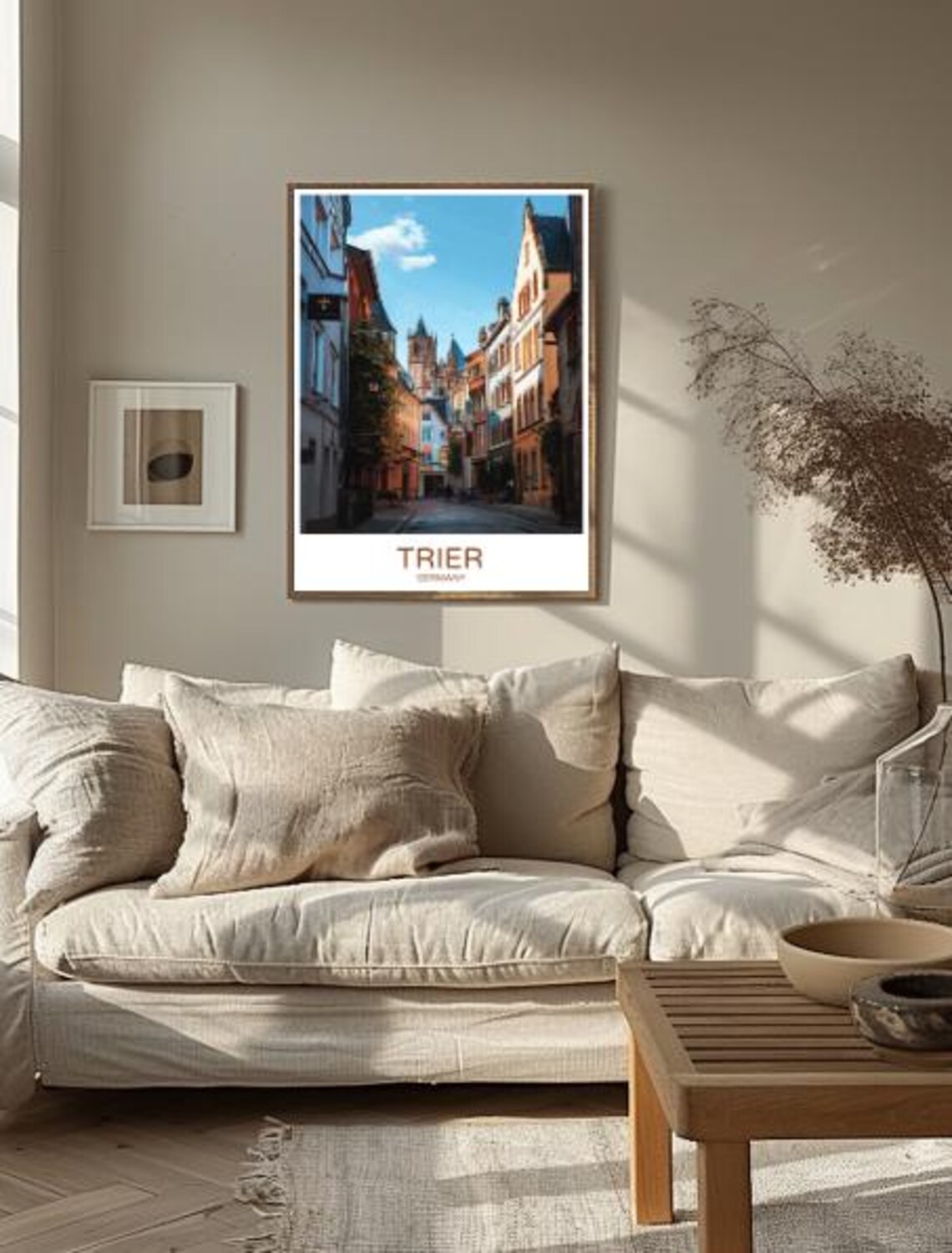 Trier Germany Historic Street Cathedral Spires Roman City Travel Poster - Image 2