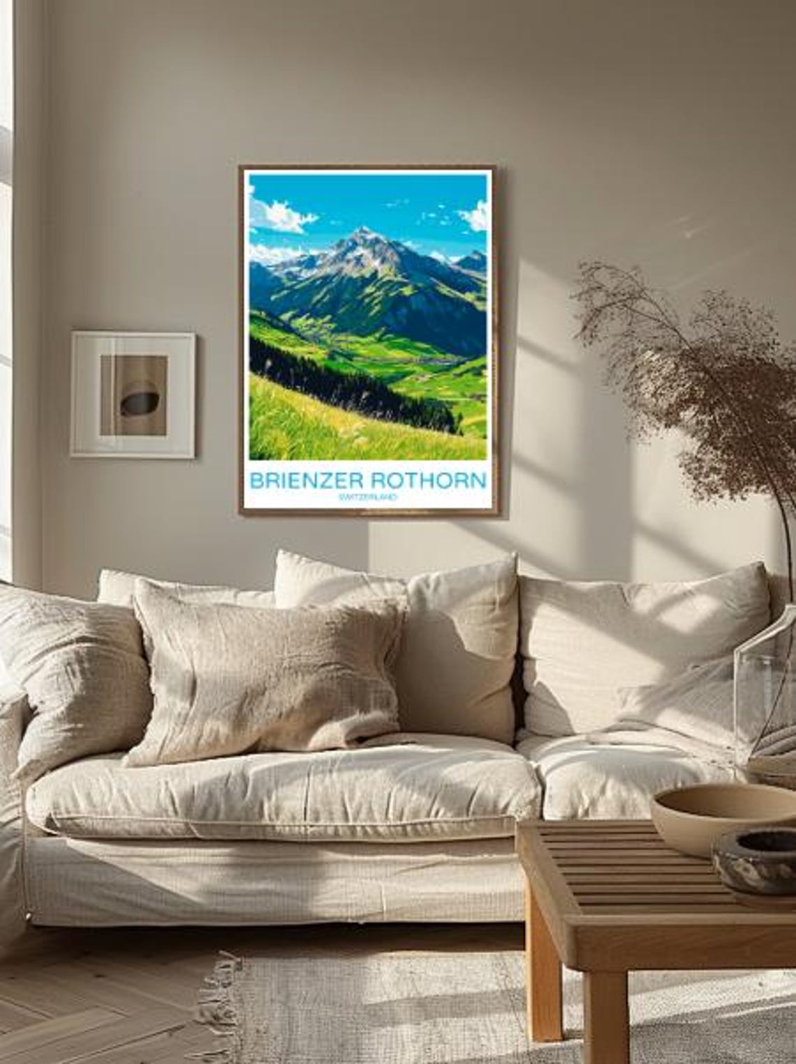 Brienzer Rothorn Switzerland Travel Poster Scenic Wall Art Of Swiss Alps And Mountain Views Swiss Nature Print Outdoor Decor - Image 2