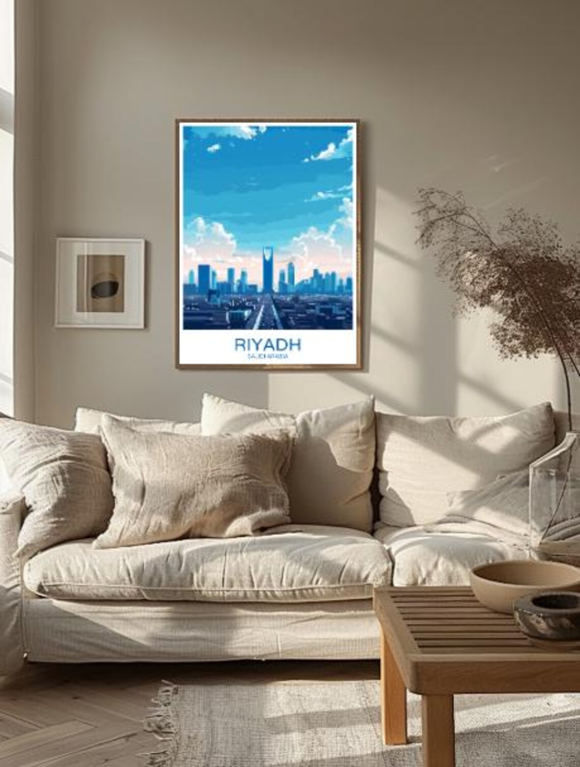 Riyadh Saudi Arabia Modern Skyline Iconic Skyscrapers Travel Poster - Image 2