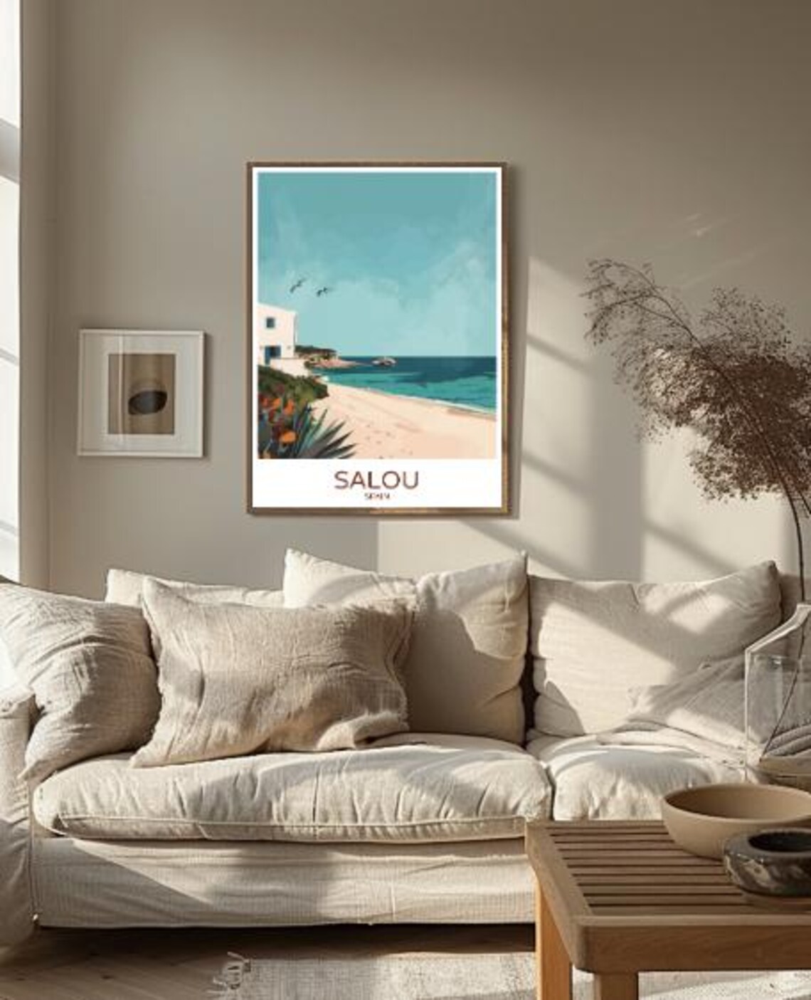 Salou Spain Travel Poster Vibrant Coastal Wall Art Of Beaches Amusement Parks Catalonia Travel Print Summer Decor Art Print - Image 2