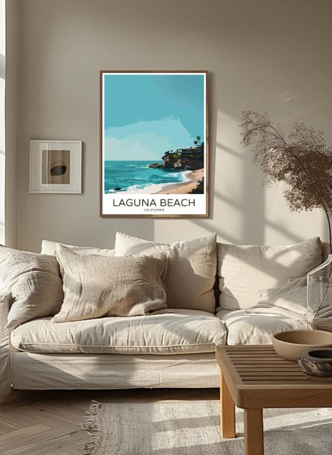 Laguna Beach California Scenic Coastal Vintage Travel Poster - Image 3